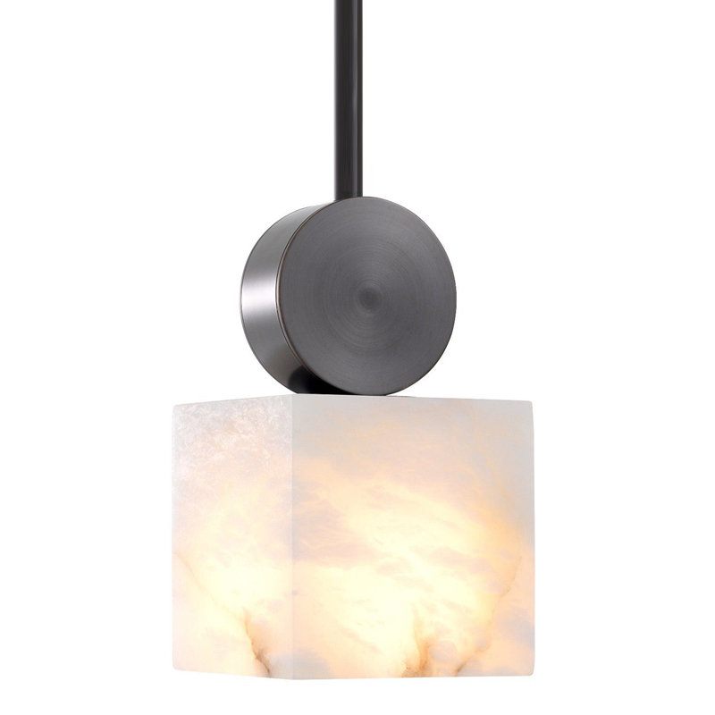 Подвесной светильник Eichholtz Pendant Etruscan Square Bronze Темная бронза Белый Подвесной светильник Eichholtz Pendant Etruscan Square Bronze Темная бронза Белый в Твери | Loft Concept