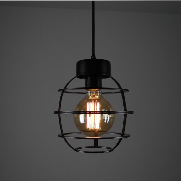 Подвесной светильник Loft Industrial Buble Черный в Твери | Loft Concept 