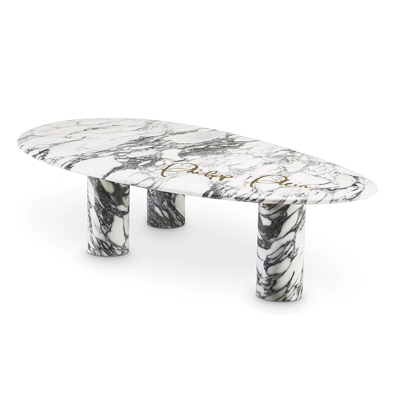 Кофейный стол Philipp Plein Coffee Table Forte Белый Белый Мрамор Bianco Кофейный стол Philipp Plein Coffee Table Forte Белый Белый Мрамор Bianco в Твери | Loft Concept