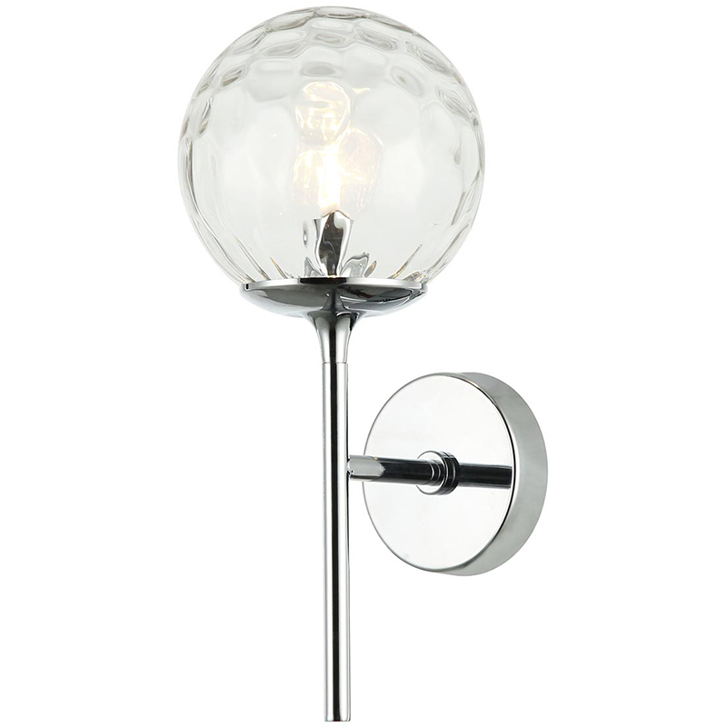 Бра Hartley Wall Lamp Хром Прозрачный Бра Hartley Wall Lamp Хром Прозрачный в Твери | Loft Concept