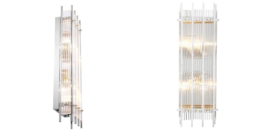 Бра Wall Lamp Sparks L Nickel Бра Wall Lamp Sparks L Nickel - Loft-Concept в Твери