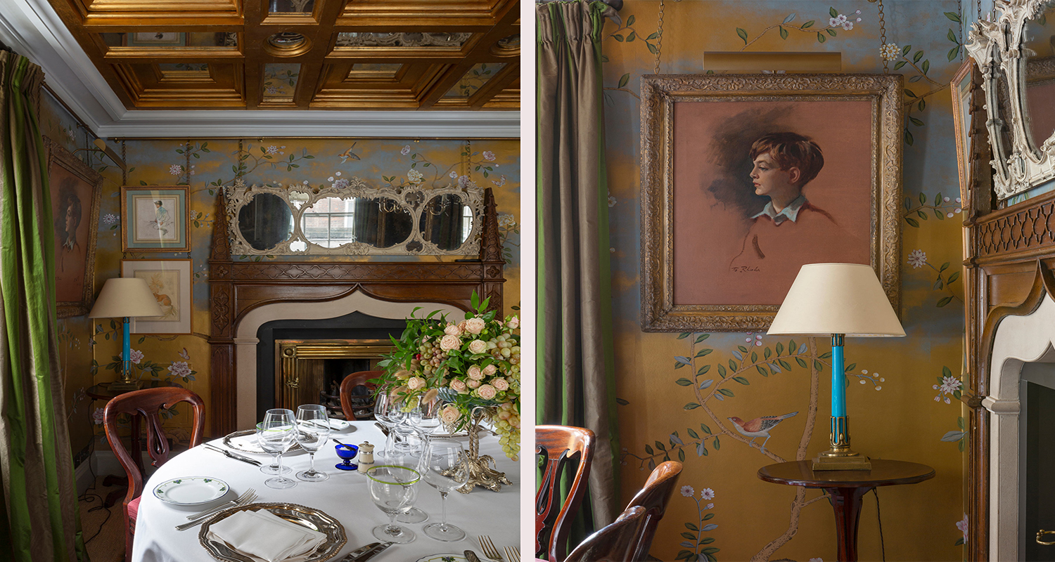 Обои ручная роспись Badminton Deep Rich Gold - фото №2