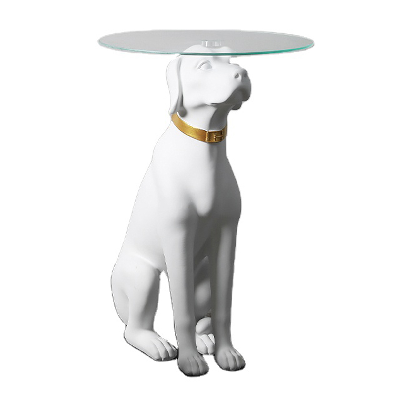 Приставной стол White Dog Table Белый Приставной стол White Dog Table Белый в Твери | Loft Concept