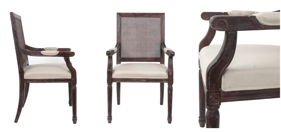 Стул French chairs Provence Garden Brown ArmChair Стул French chairs Provence Garden Brown ArmChair - Loft-Concept в Твери
