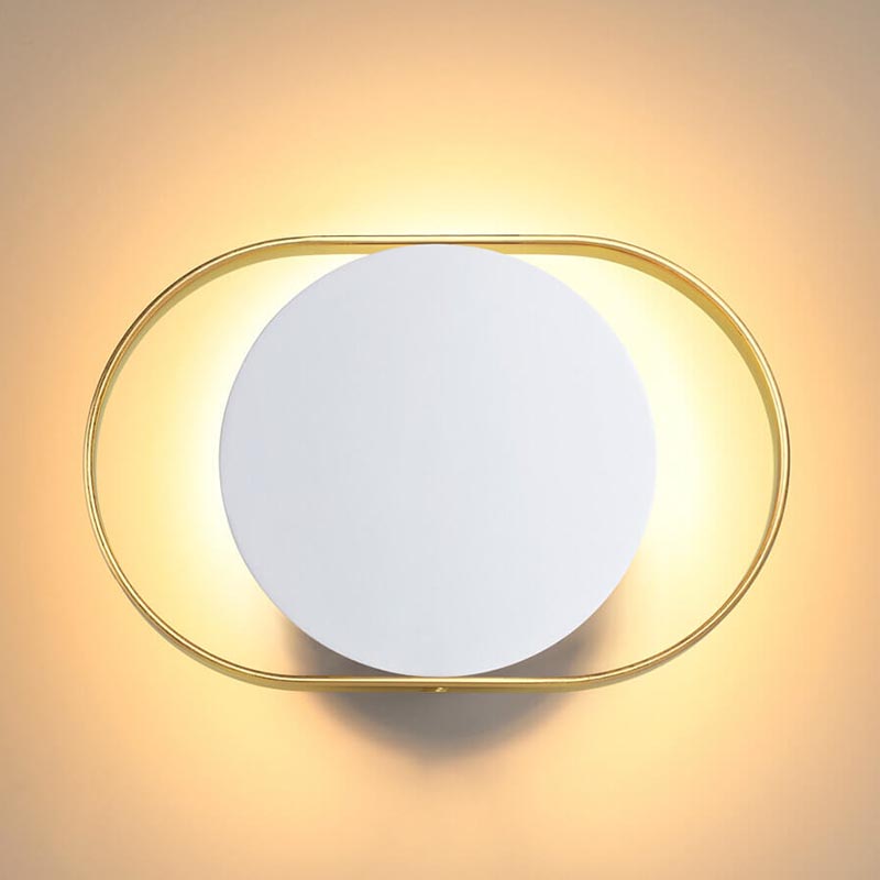 Бра Globo Ocular Sconce Oval White Золотой Белый Бра Globo Ocular Sconce Oval White Золотой Белый в Твери | Loft Concept