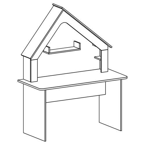 Письменный стол в детскую Tiny Town Desk в Твери