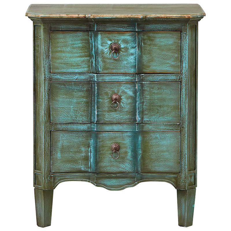 Комод прованс Lachlan Provence Chest of Drawers Зеленый Бирюзовый в Твери | Loft Concept 