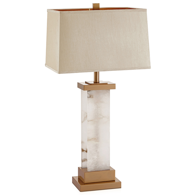 Настольная Лампа Мрамор Table lamp marble two ivory ( слоновая кость ) Латунь Настольная Лампа Мрамор Table lamp marble two ivory ( слоновая кость ) Латунь в Твери | Loft Concept