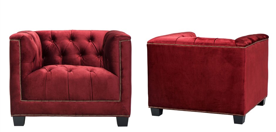 Кресло Eichholtz Chair Paolo Red Кресло Eichholtz Chair Paolo Red - Loft-Concept в Твери