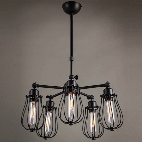 Люстра Loft Marconi Cage Light Черный Люстра Loft Marconi Cage Light Черный в Твери | Loft Concept