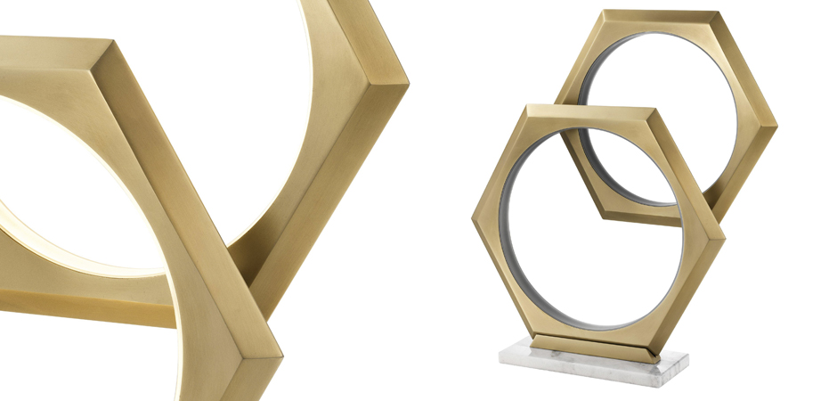 Настольная лампа Eichholtz Table Lamp Hexum Настольная лампа Eichholtz Table Lamp Hexum - Loft-Concept в Твери