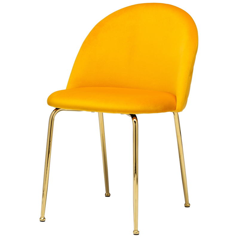 Стул Vendramin Dining Chair yellow Желтый Глянцевое золото Стул Vendramin Dining Chair yellow Желтый Глянцевое золото в Твери | Loft Concept