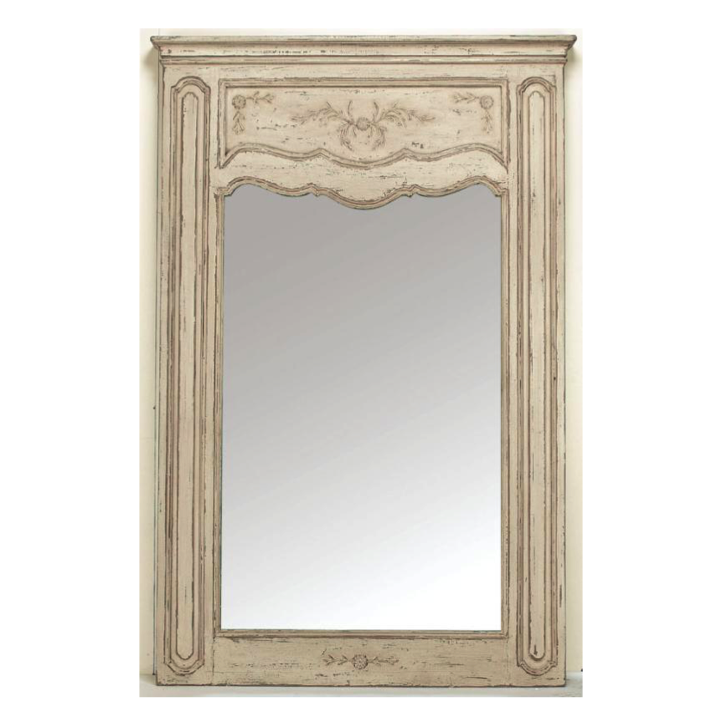 Напольное зеркало GRAND MIROIR TRUMEAU RECTANGULAIRE EN PIN GRIS CHATEAU DRX0 Бежево-серый Напольное зеркало GRAND MIROIR TRUMEAU RECTANGULAIRE EN PIN GRIS CHATEAU DRX0 Бежево-серый в Твери | Loft Concept