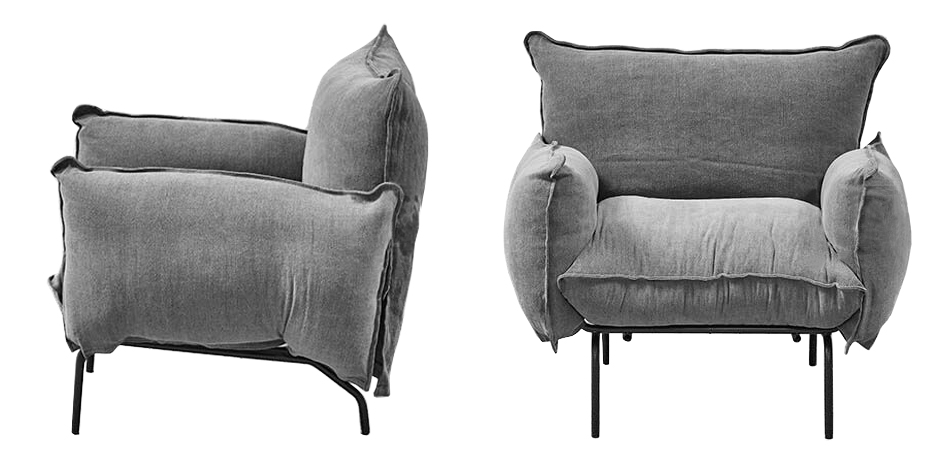 Кресло Elsa Armchair Gray Кресло Elsa Armchair Gray - Loft-Concept в Твери