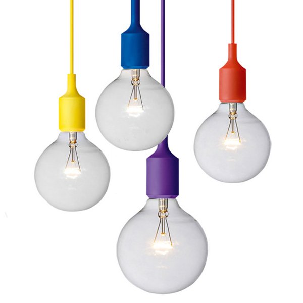 Подвесной светильник Muuto E27 Color Салатовый Бирюзовый Желтый Синий Серый Голубой Оранжевый Красный Черный Белый Подвесной светильник Muuto E27 Color Салатовый Бирюзовый Желтый Синий Серый Голубой Оранжевый Красный Черный Белый в Твери | Loft Concept