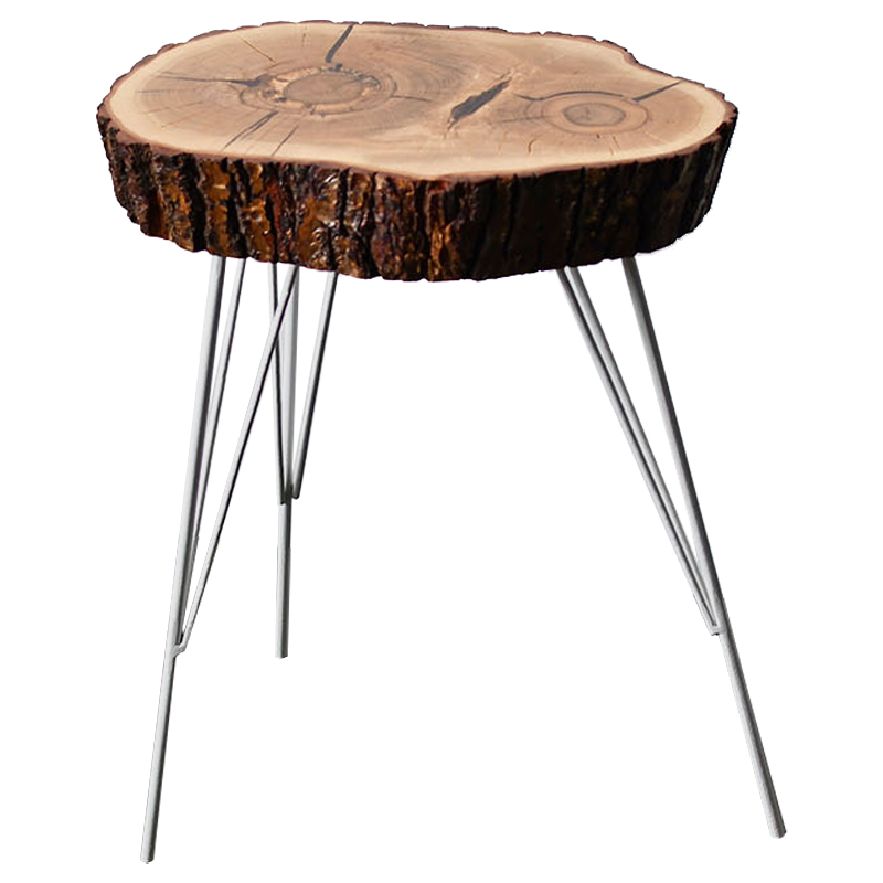 Приставной стол Kobie Industrial Metal Rust Side Table Коричневый Белый Приставной стол Kobie Industrial Metal Rust Side Table Коричневый Белый в Твери | Loft Concept