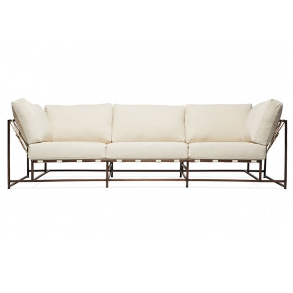 Диван Canvas & Copper Sofa Молочный в Твери | Loft Concept 