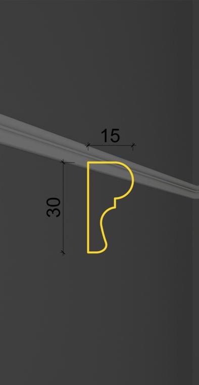 Гладкий молдинг MT-05 в Твери