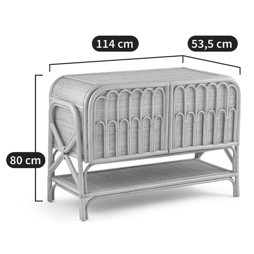 Шкаф-буфет из плетеного ротанга Joelle Wicker Furniture Шкаф-буфет из плетеного ротанга Joelle Wicker Furniture в Твери