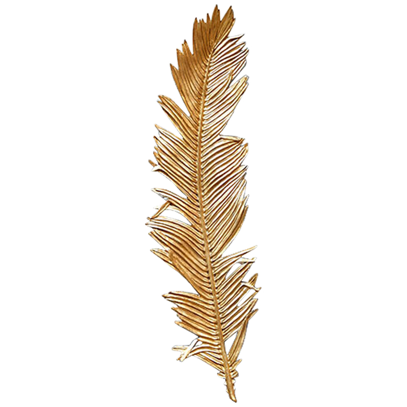 Аксессуар на стену Golden Feather Золотой Аксессуар на стену Golden Feather Золотой в Твери | Loft Concept