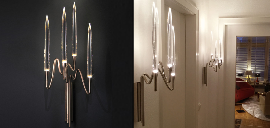 Бра Golden candle 3 Wall Sconce 4 лампы Бра Golden candle 3 Wall Sconce 4 лампы - Loft-Concept в Твери