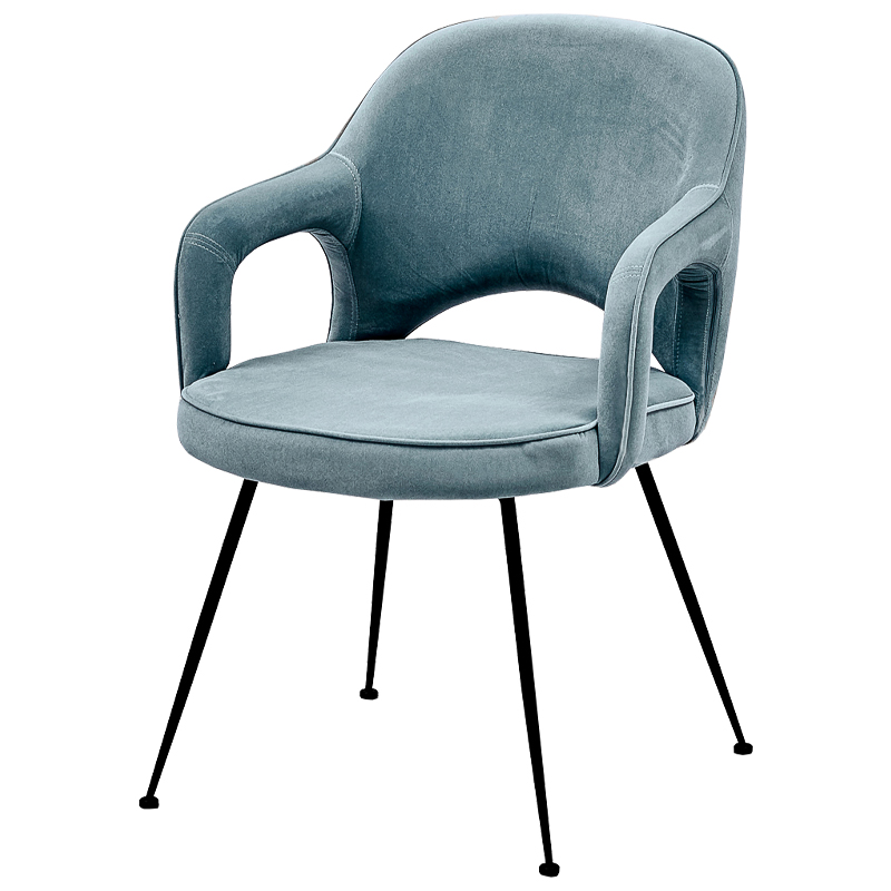 Стул Taube Stool Pastel Blue Голубой пастельный Черный Стул Taube Stool Pastel Blue Голубой пастельный Черный в Твери | Loft Concept