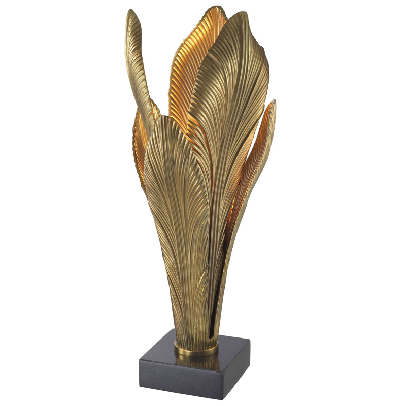 Настольная лампа Eichholtz Table Lamp Maui Золотой Черный Настольная лампа Eichholtz Table Lamp Maui Золотой Черный в Твери | Loft Concept