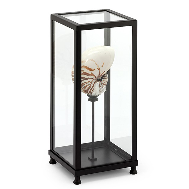 Статуэтка GLASS BOX DECORATION LG Прозрачный Бежевый Черный Статуэтка GLASS BOX DECORATION LG Прозрачный Бежевый Черный в Твери | Loft Concept