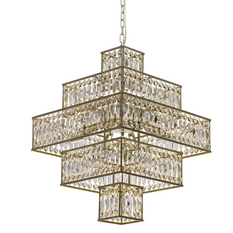 Люстра Crystal Inserts Lamp amber 16 Золотой Янтарь (Amber) Люстра Crystal Inserts Lamp amber 16 Золотой Янтарь (Amber) в Твери | Loft Concept