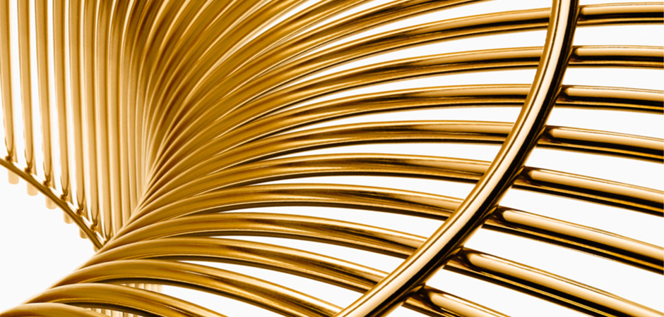 Стол Platner Coffee Gold Стол Platner Coffee Gold - Loft-Concept в Твери