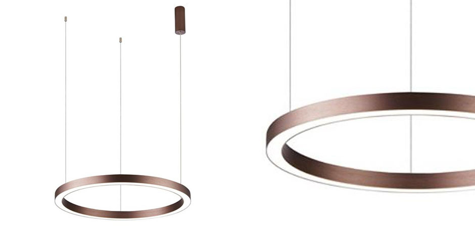 Подвесной светильник Ribbon Ring цвет Корица Подвесной светильник Ribbon Ring цвет Корица - Loft-Concept в Твери