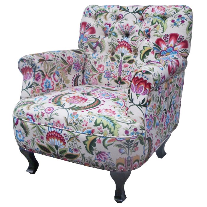 Кресло GIOVANNA Chair flower ornament Мульти Кресло GIOVANNA Chair flower ornament Мульти в Твери | Loft Concept