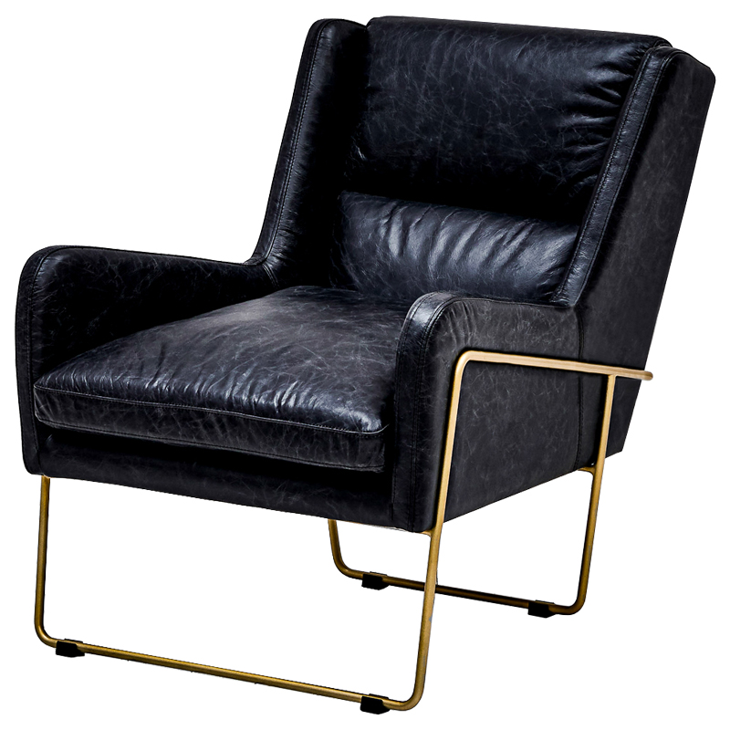 Кресло Grinda Chair Глянцевое золото Черный Кресло Grinda Chair Глянцевое золото Черный в Твери | Loft Concept