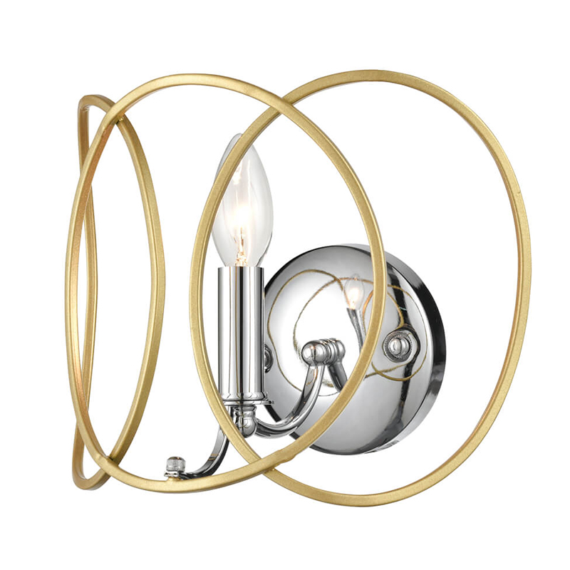 Бра Jasira Wall Lamp Хром Золотой Бра Jasira Wall Lamp Хром Золотой в Твери | Loft Concept