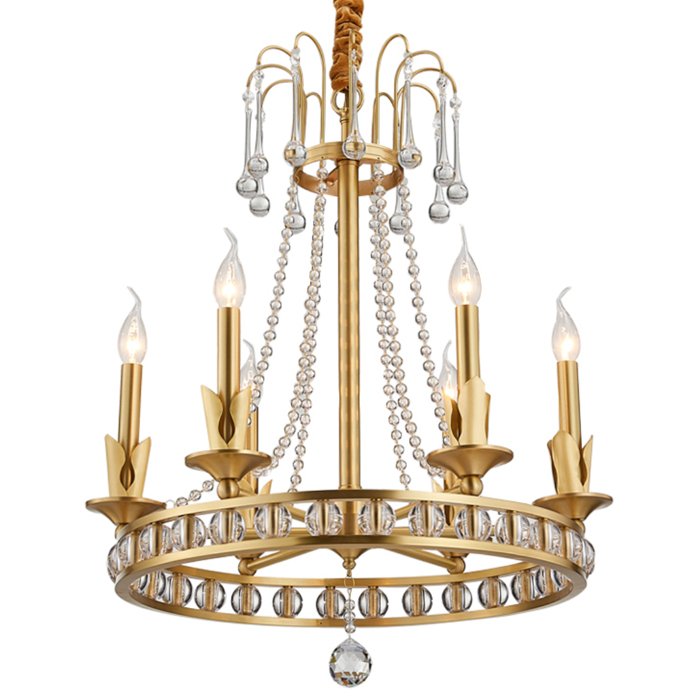 Люстра Candelia Chandelier Латунь Люстра Candelia Chandelier Латунь в Твери | Loft Concept