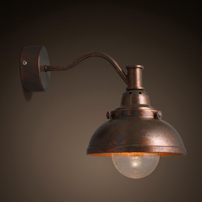 Настеный светильник Old Copper Bra Медь Настеный светильник Old Copper Bra Медь в Твери | Loft Concept