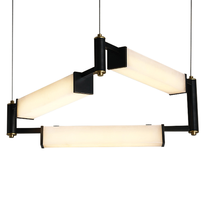 Люстра Gaelle Modern Marble Chandelier Белый Мрамор Bianco Черный Латунь Люстра Gaelle Modern Marble Chandelier Белый Мрамор Bianco Черный Латунь в Твери | Loft Concept
