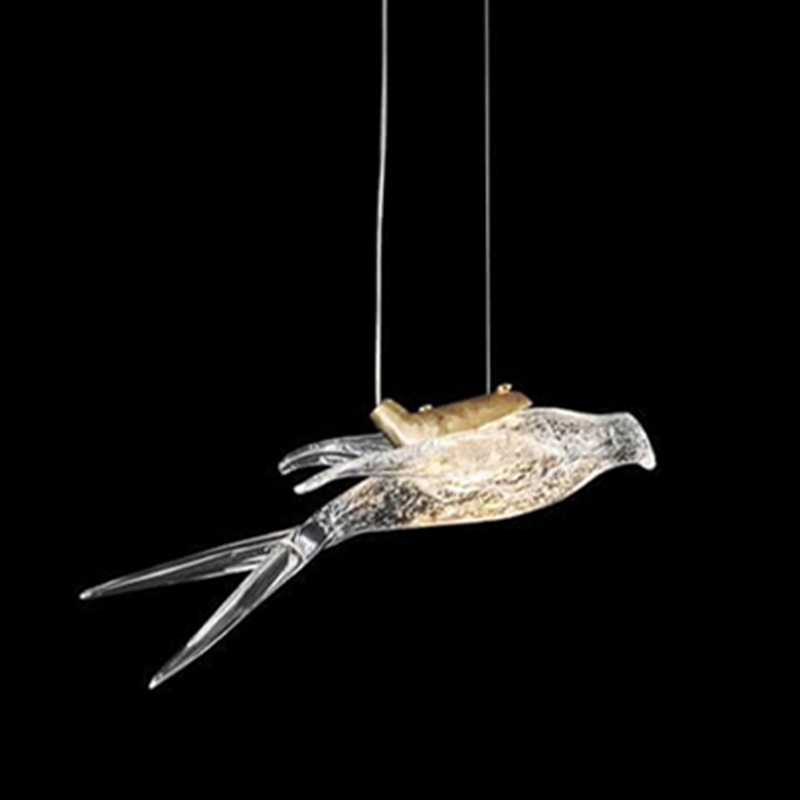 Подвесной светодиодный светильник The swallow nest Медь Прозрачный Подвесной светодиодный светильник The swallow nest Медь Прозрачный в Твери | Loft Concept