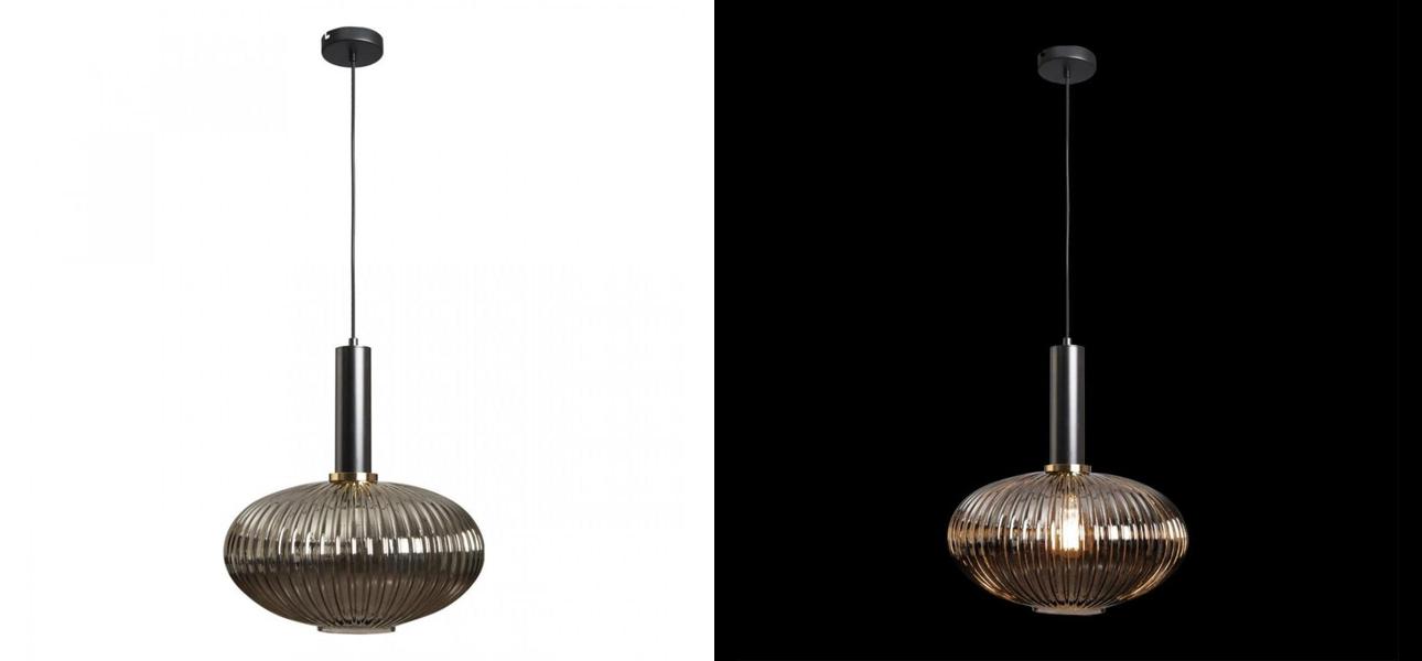 Подвесной светильник Ferm Living chinese lantern Smoke Black 33 см - фото №1