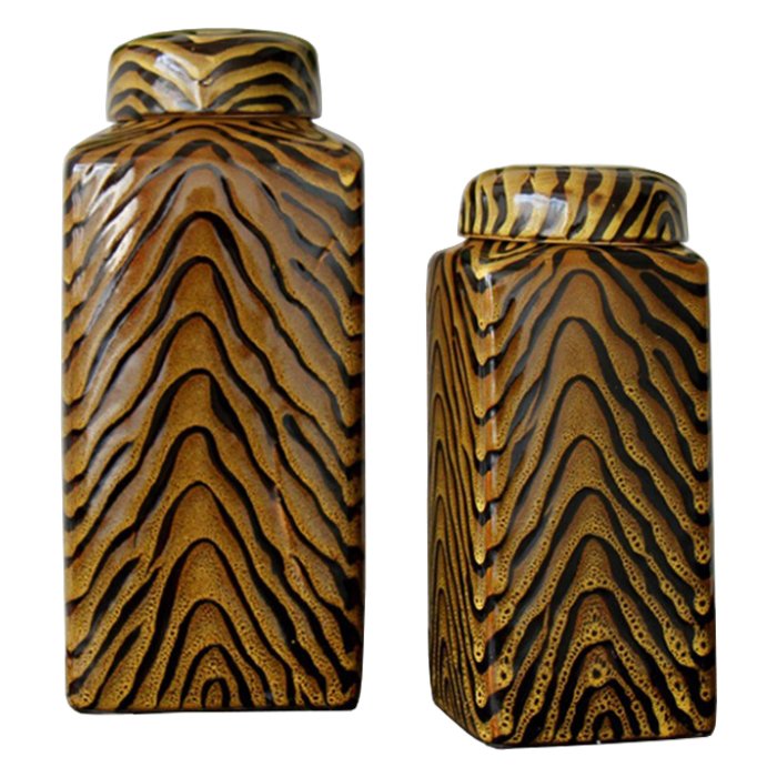Ваза Wild print Коричневый Ваза Wild print Коричневый в Твери | Loft Concept