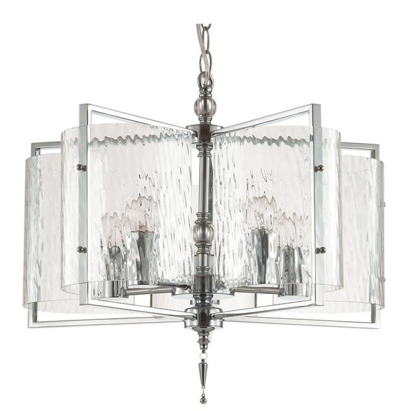 Люстра Karissa Chrome Chandelier 48 Хром Прозрачный (Transparent) Люстра Karissa Chrome Chandelier 48 Хром Прозрачный (Transparent) в Твери | Loft Concept