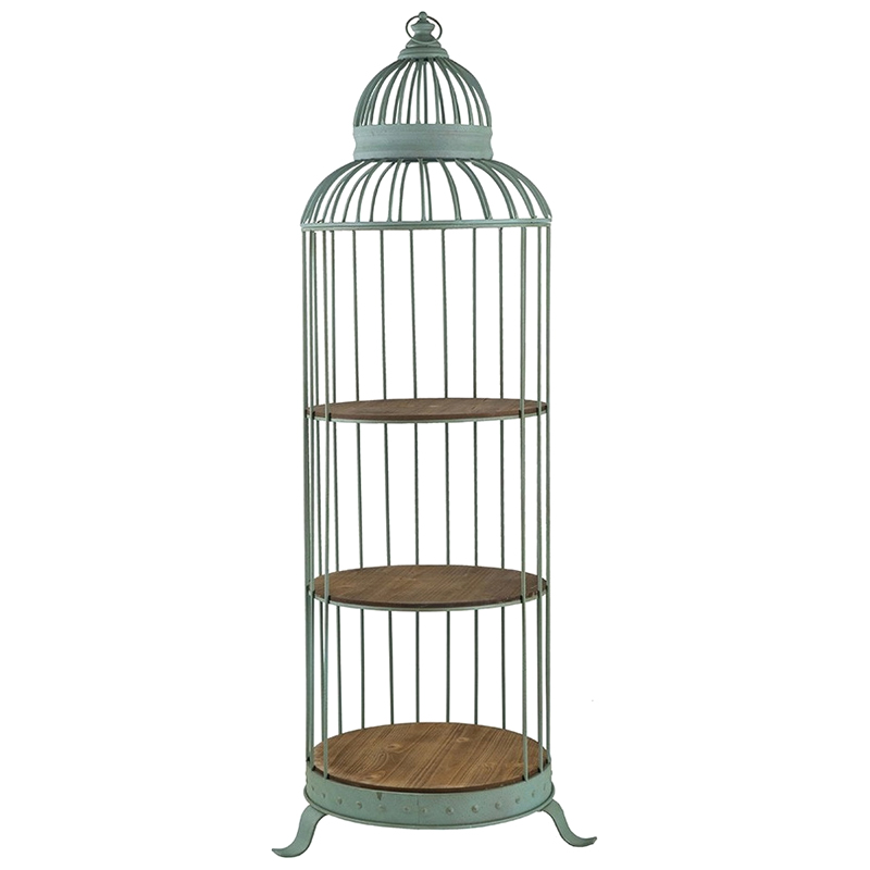 Стеллаж металлический CAGE RACK Голубой Стеллаж металлический CAGE RACK Голубой в Твери | Loft Concept