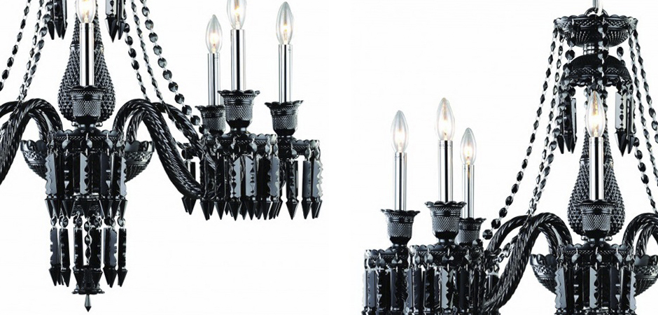 Люстра BACCARAT Zenith Midnight Chandelier 8 Люстра BACCARAT Zenith Midnight Chandelier 8 - Loft-Concept в Твери