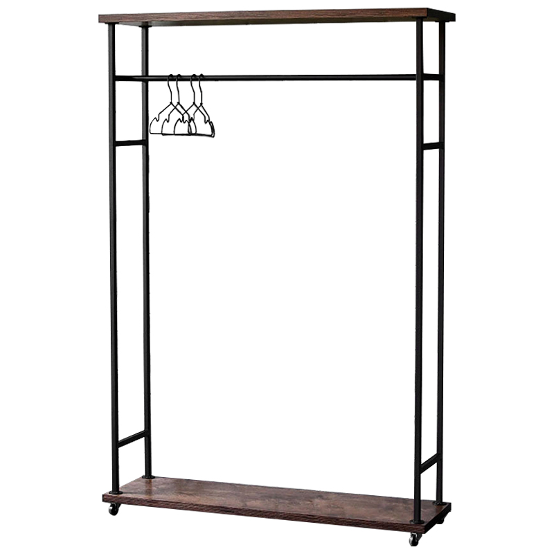 Рейл Lowery Brown Industrial Metal Rust Clothes Rail Черный Коричневый Рейл Lowery Brown Industrial Metal Rust Clothes Rail Черный Коричневый в Твери | Loft Concept