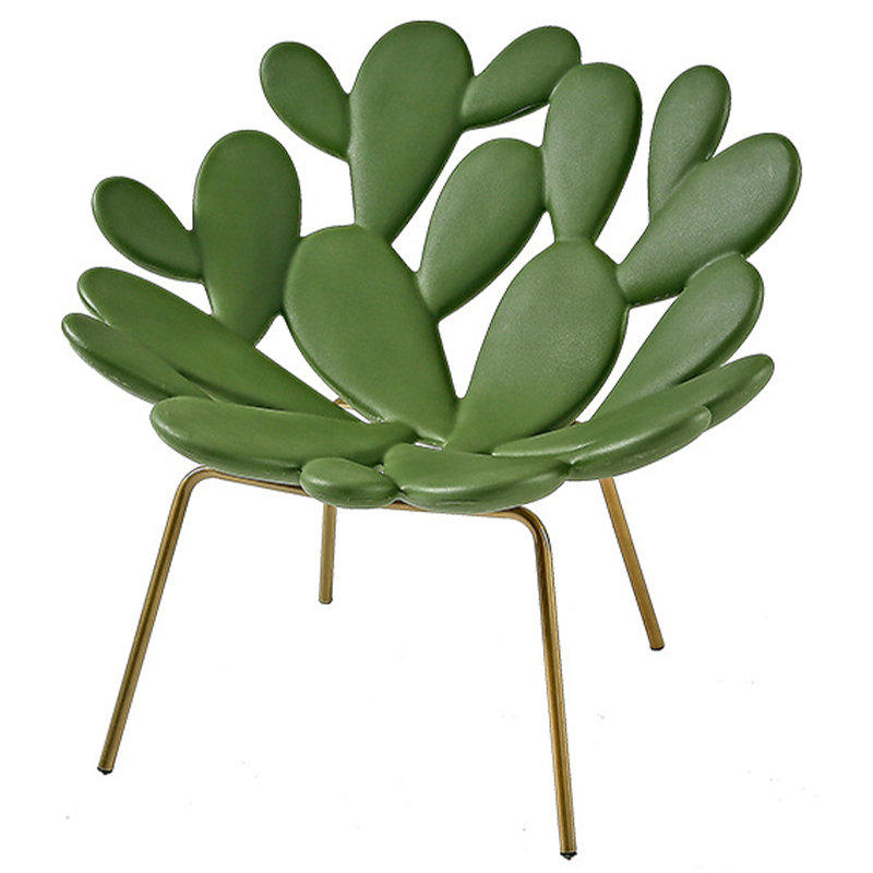 Кресло Filicudi Armchair Зеленый Зеленый Латунь Кресло Filicudi Armchair Зеленый Зеленый Латунь в Твери | Loft Concept