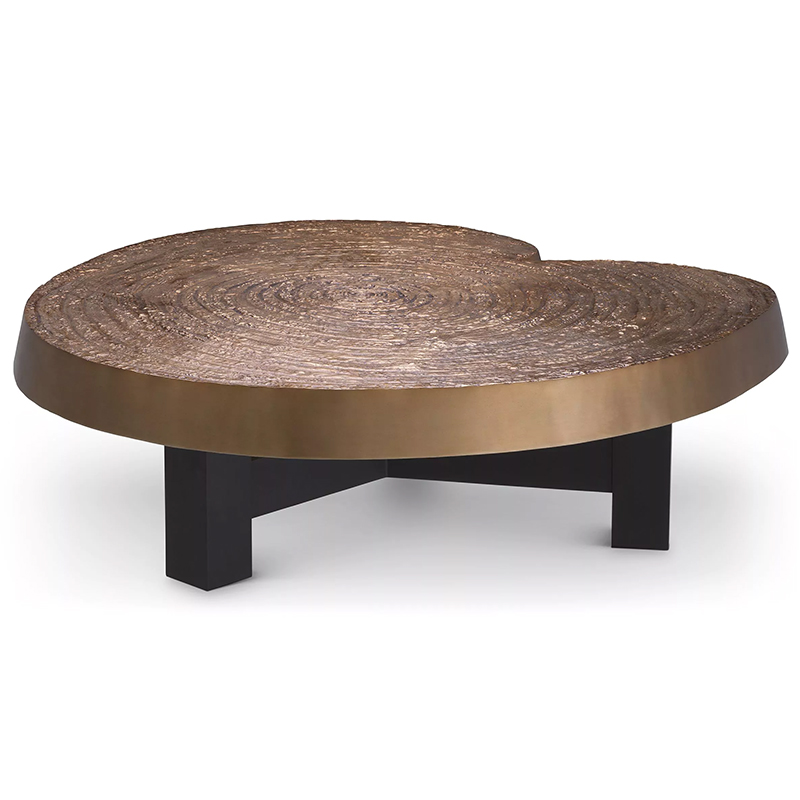 Кофейный стол Eichholtz Coffee Table Anabelle Черный Золотой Кофейный стол Eichholtz Coffee Table Anabelle Черный Золотой в Твери | Loft Concept