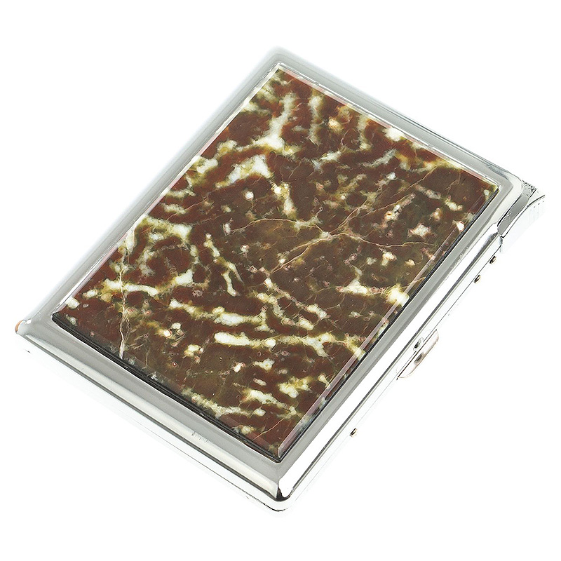 Портсигар с газовой зажигалкой из натурального камня Офит Благородный Stone Cigarettes Cases Коричневый Серебряный Портсигар с газовой зажигалкой из натурального камня Офит Благородный Stone Cigarettes Cases Коричневый Серебряный в Твери | Loft Concept