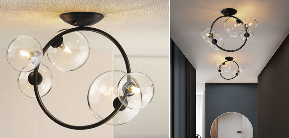 Потолочный светильник IONA Octo Ceiling 5 плафонов Потолочный светильник IONA Octo Ceiling 5 плафонов - Loft-Concept в Твери