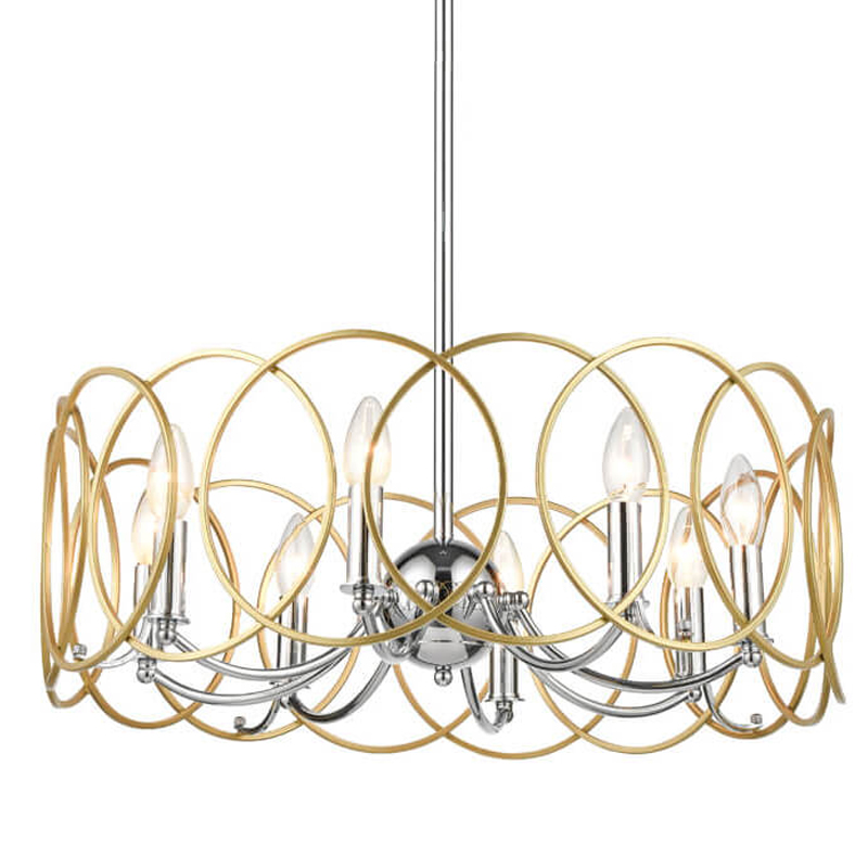 Люстра Jasira Chandelier Хром Золотой Люстра Jasira Chandelier Хром Золотой в Твери | Loft Concept