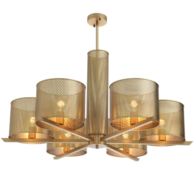 Люстра Eichholtz Chandelier Morrison Brass Латунь Люстра Eichholtz Chandelier Morrison Brass Латунь в Твери | Loft Concept
